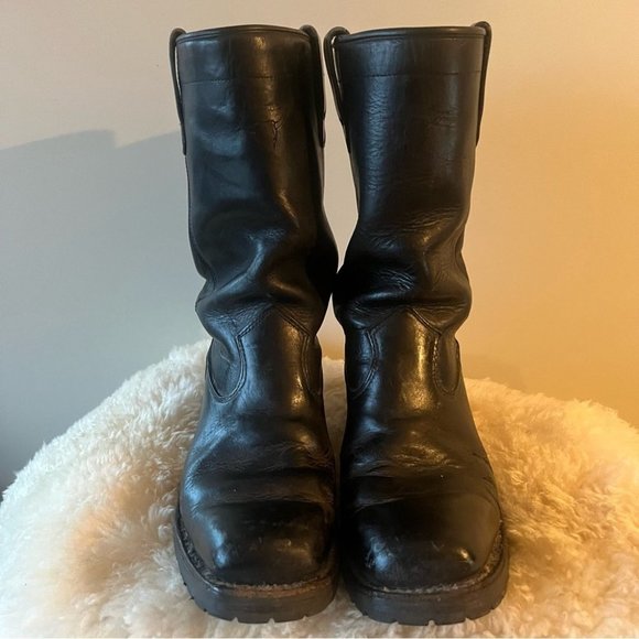 Dayton Vintage Black Motorcycle Boots main image 14